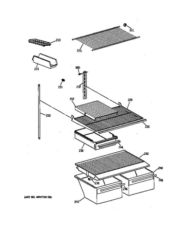 Shelf parts