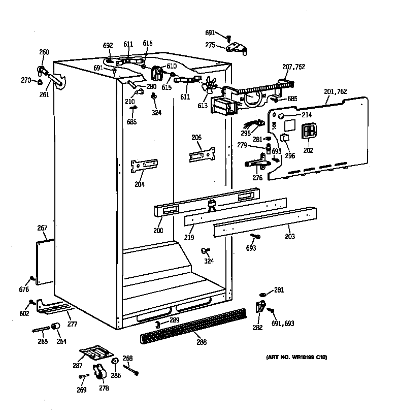 Cabinet parts