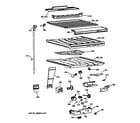 GE MTK21GAXKRWW compartment separator parts diagram