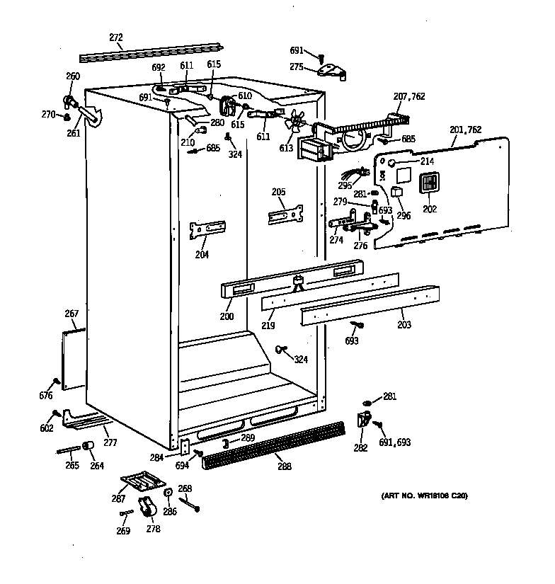 Cabinet parts