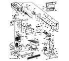 GE MSX22GRZAAA freezer section diagram