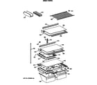 GE MTH21GASRRWH shelf parts diagram