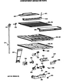 Compartment separator parts