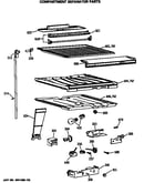 Compartment separator parts