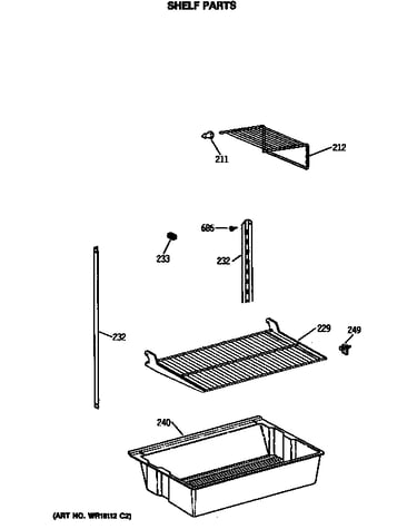 Shelf parts