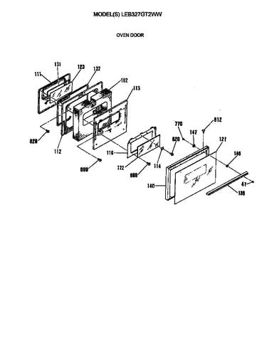 Oven door
