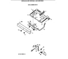 GE LGB116GPV2WH gas & burner parts diagram
