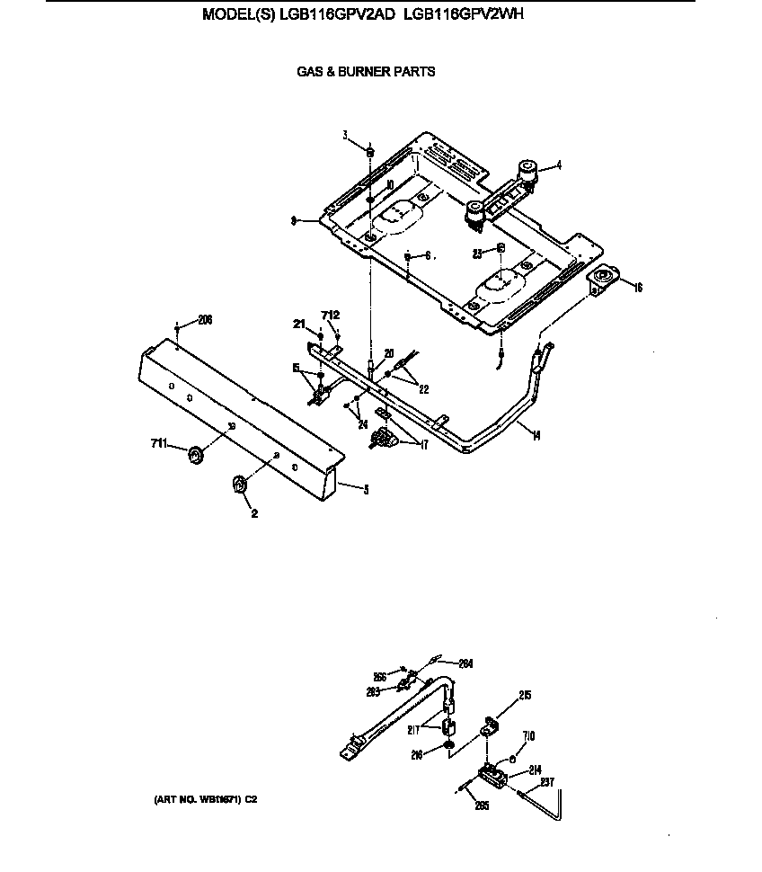 Gas & burner parts