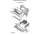 GE LGB116GPV2AD door & drawer parts diagram