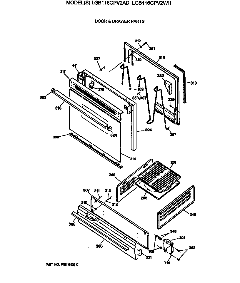 Door & drawer parts