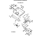GE LGB346SEV2AD gas & burner parts diagram