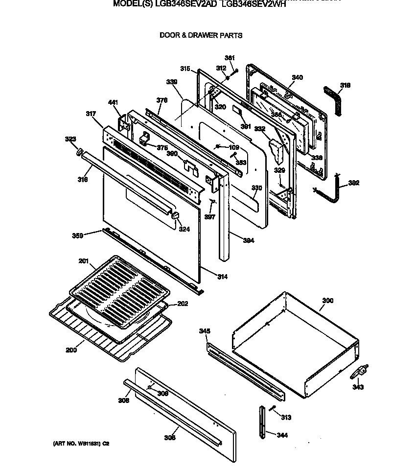 Door & drawer parts
