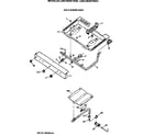 GE LGB126GET2AD gas & burner parts diagram