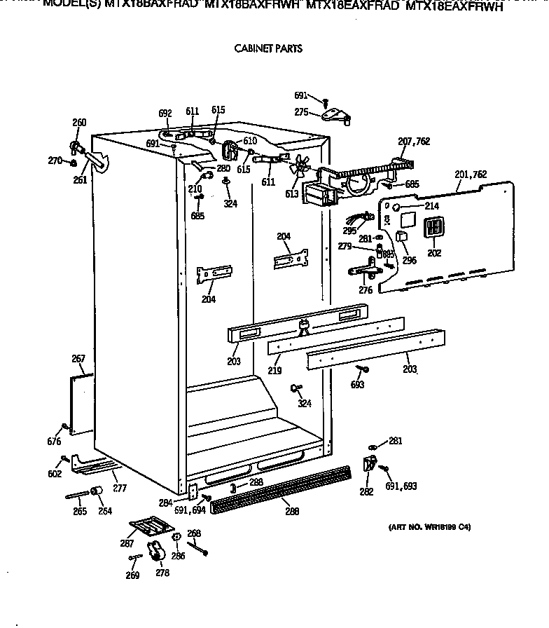 CABINET PARTS