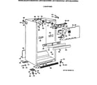 GE MTX18BAXHRAD cabinet parts diagram