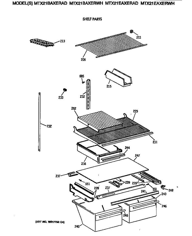 SHELF PARTS