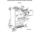 GE MTX21BAXCRAD cabinet parts diagram