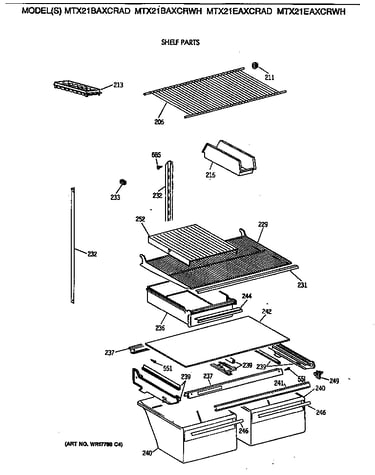 Shelf parts