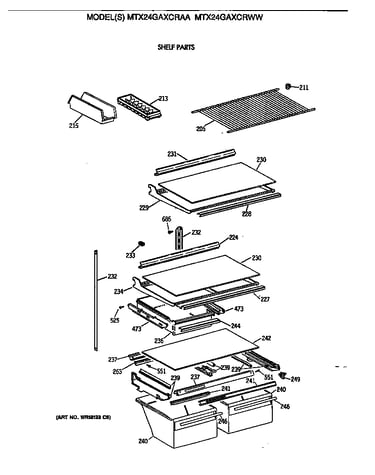 Shelf parts