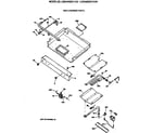 GE LGB346SEV1WH gas & burner parts diagram
