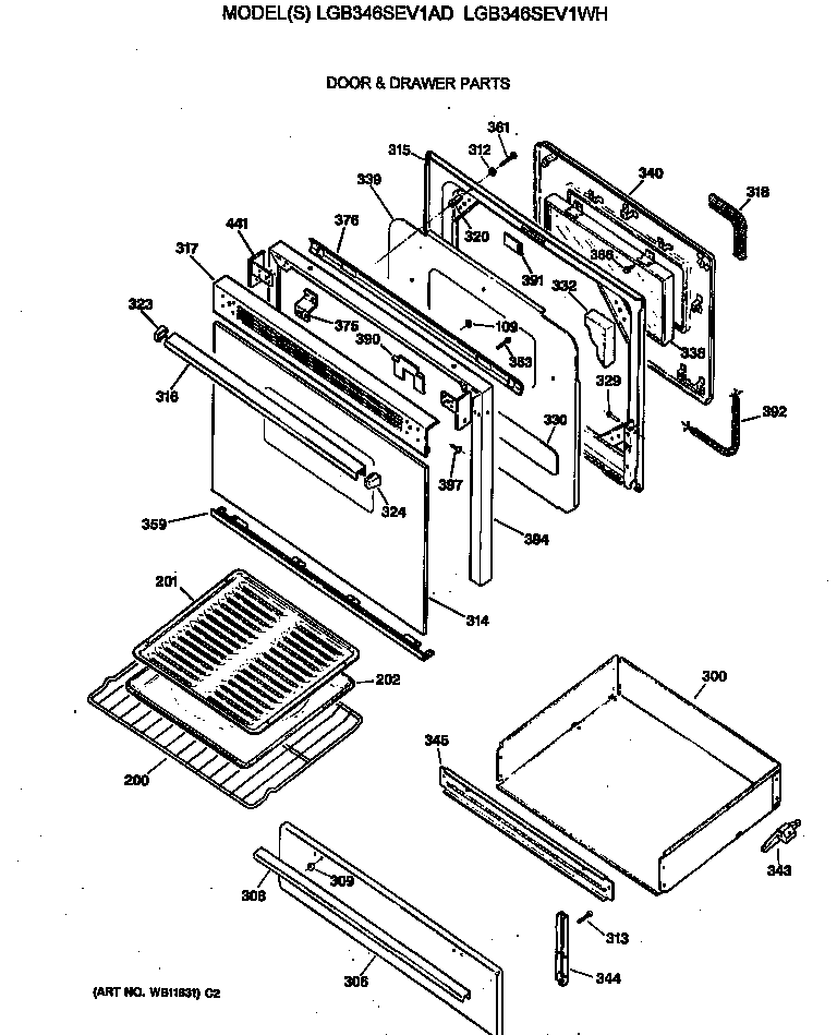 Door & drawer parts