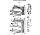 GE MTX17BAYCRAD doors diagram