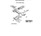 GE BWXR473GT0WW gas valve & burner assembly diagram
