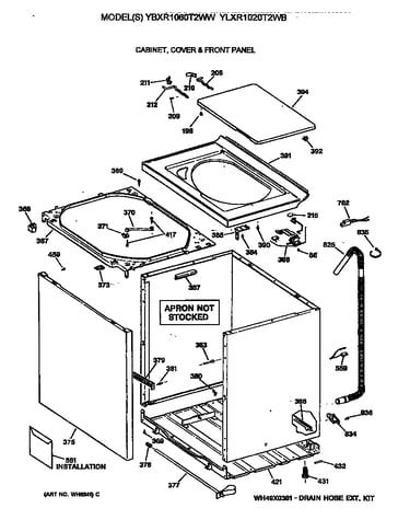 Cabinet, cover & front panel