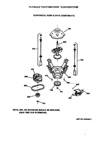 Suspension, pump & drive components