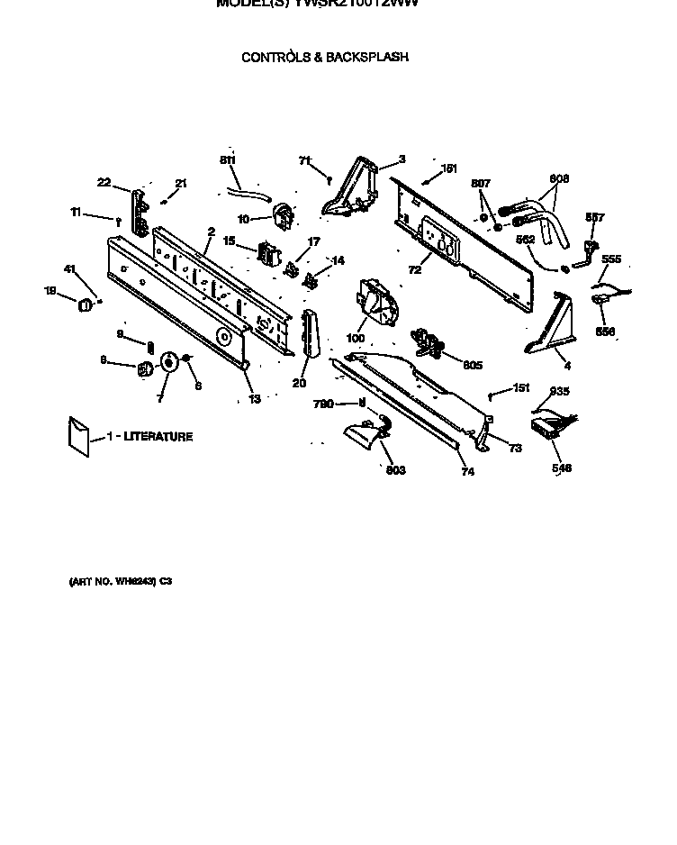 CONTROLS & BACKSPLASH