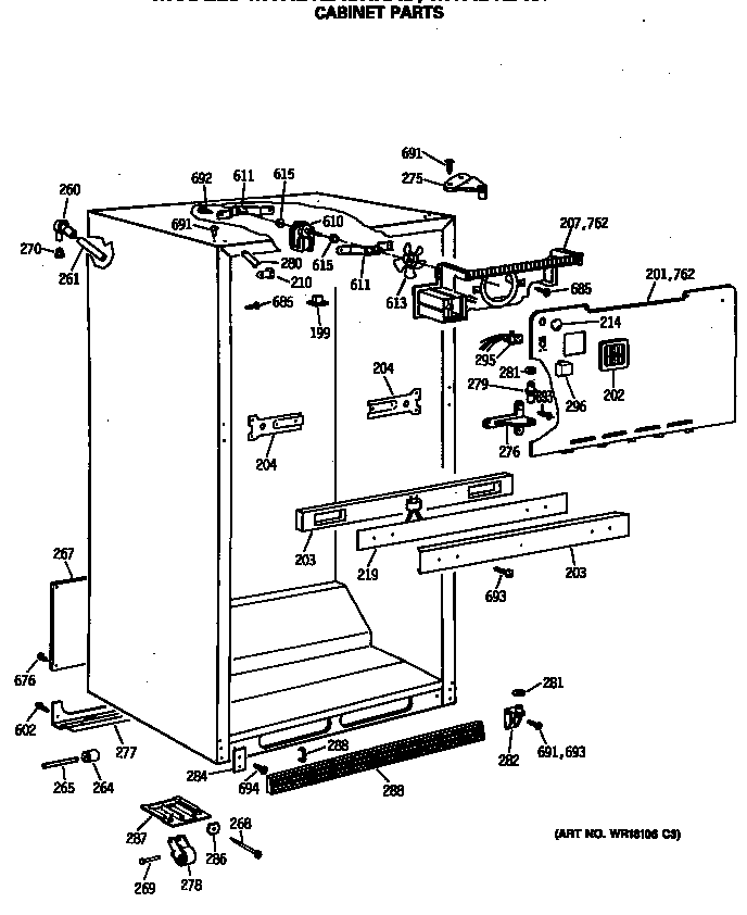 CABINET PARTS