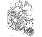 GE LGB146GER1 oven diagram