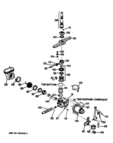 Motor-pump mechanism