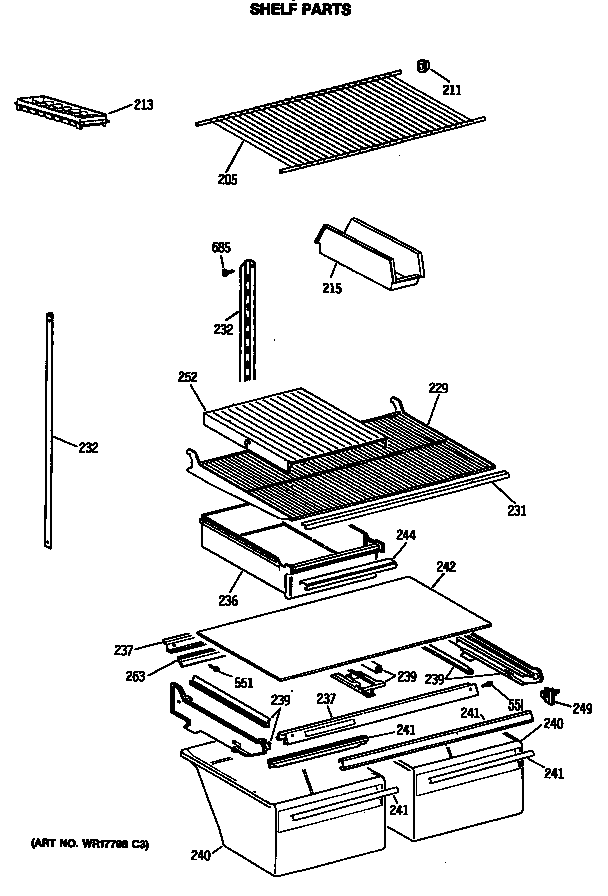 SHELF PARTS