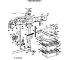 GE MSG22GRSCWH fresh food section diagram