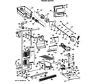 GE MSG24GRSCWH freezer section diagram