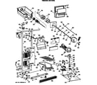 GE MSX22BRSMAD freezer section diagram