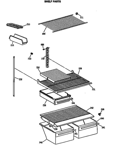 Shelf parts