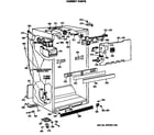 GE MTX18GISGRAD cabinet parts diagram