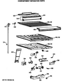 Compartment separator parts