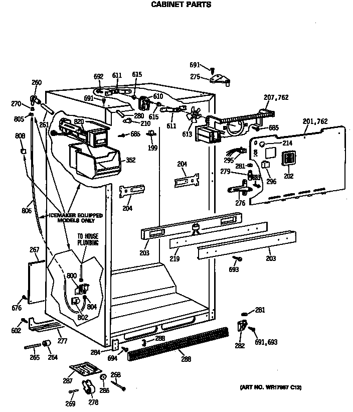 CABINET PARTS