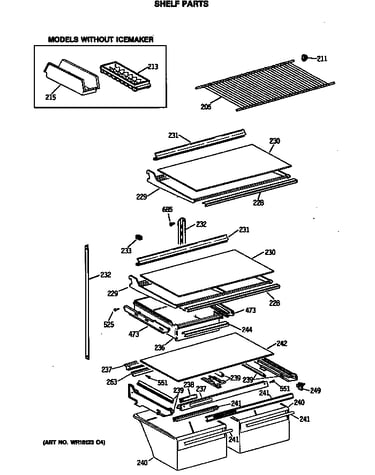 Shelf parts