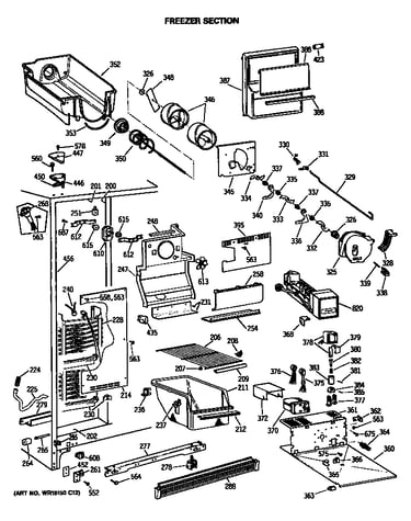 Freezer section