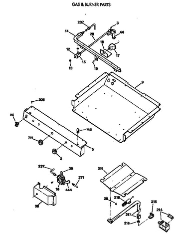 Gas & burner parts