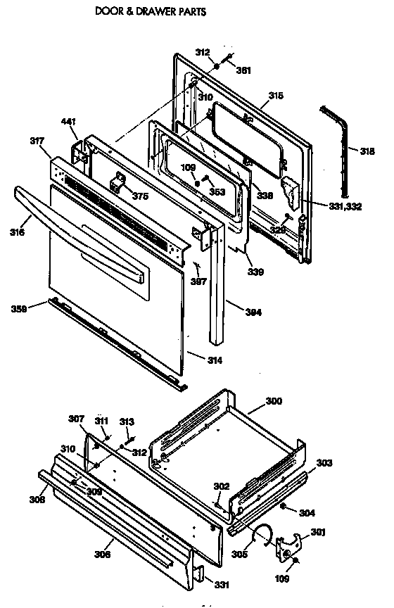 Door & drawer parts
