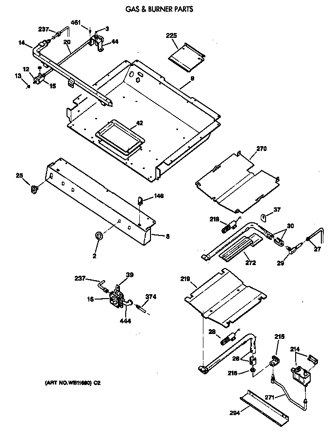 Gas & burner parts