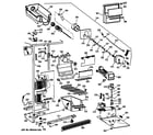 GE MSK27DHXEAA freezer section diagram