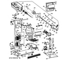 GE MSK27PFXEWW freezer section diagram