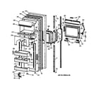 GE MSG27DHZAWW fresh food door diagram