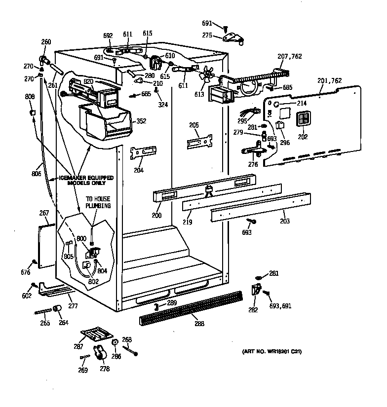 Cabinet parts